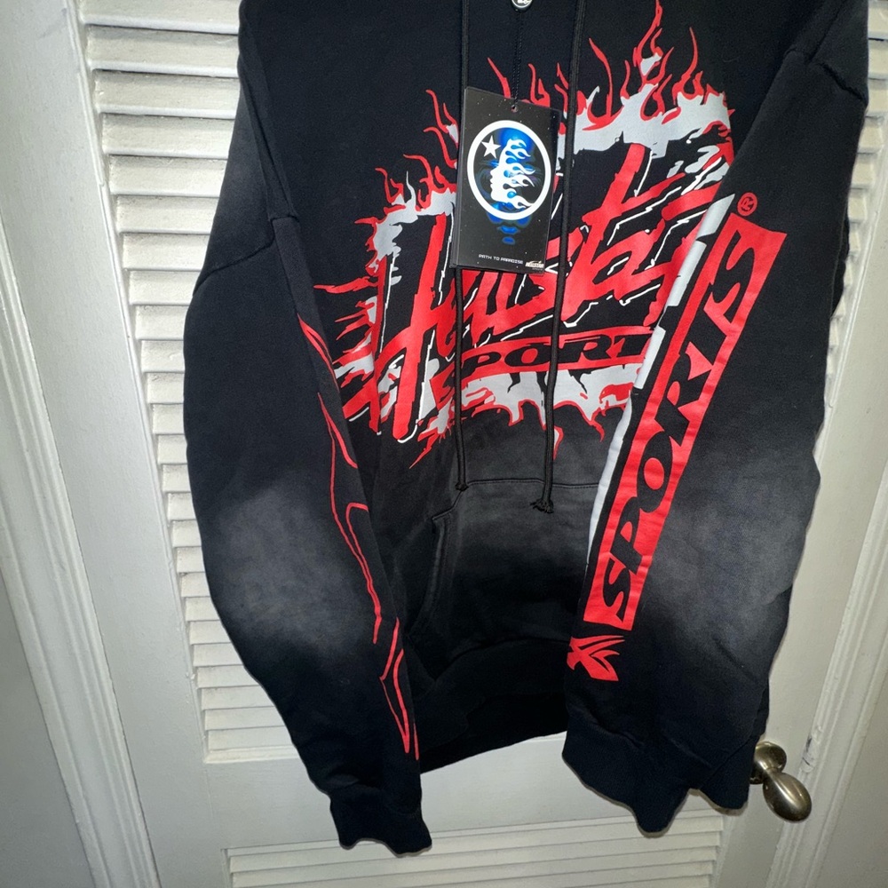 Black and Red Graphic Hoodie - Picture 6 of 6